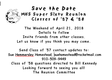 Montclair High School Class of 1957 60th reunion